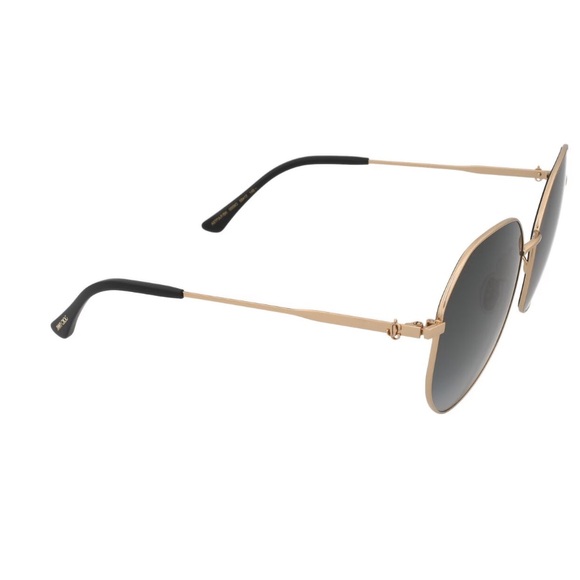 Jimmy Choo women’s logo monogram round aviator sunglasses NEW - Picture 4 of 14